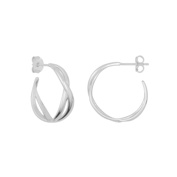 Celine twisted clearance hoop earrings